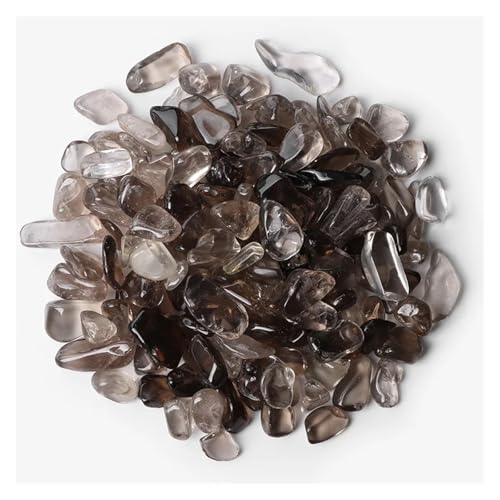 5-9mm Unregelmäßiger Stein Kies Agat Quartzs Mineralien Rock Chips for Home Aquarium Anzeige Dekoration DIY(NO.22 Tea Quartz,20g) von YGSGJSP