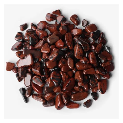 5-9mm Unregelmäßiger Stein Kies Agat Quartzs Mineralien Rock Chips for Home Aquarium Anzeige Dekoration DIY(NO.24 Swan Jasper,20g) von YGSGJSP