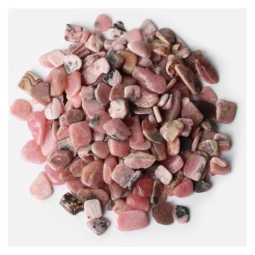 5-9mm Unregelmäßiger Stein Kies Agat Quartzs Mineralien Rock Chips for Home Aquarium Anzeige Dekoration DIY(NO.26 Rhodochrosite,20g) von YGSGJSP