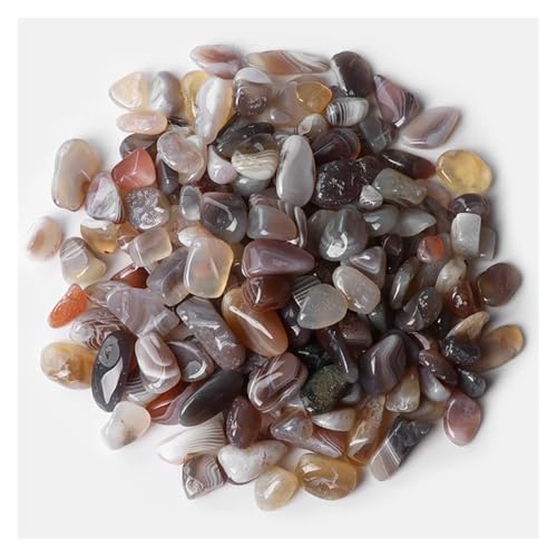 5-9mm Unregelmäßiger Stein Kies Agat Quartzs Mineralien Rock Chips for Home Aquarium Anzeige Dekoration DIY(NO.29 Botswana Agate,20g) von YGSGJSP