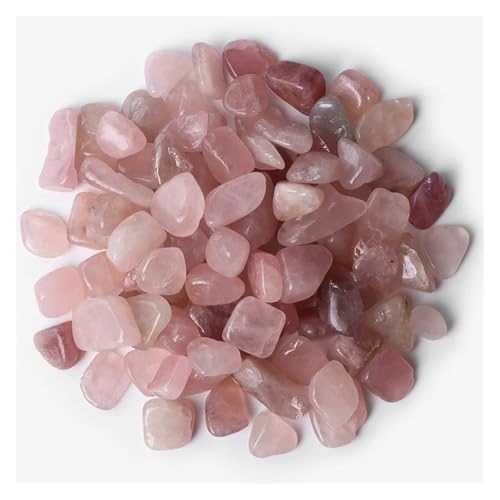 5-9mm Unregelmäßiger Stein Kies Agat Quartzs Mineralien Rock Chips for Home Aquarium Anzeige Dekoration DIY(NO.3 Pink Quartz,20g) von YGSGJSP