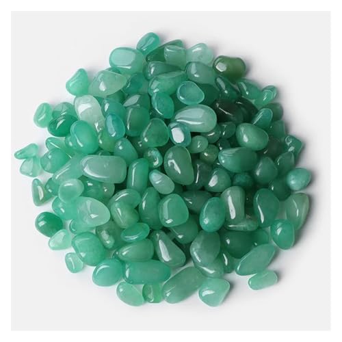 5-9mm Unregelmäßiger Stein Kies Agat Quartzs Mineralien Rock Chips for Home Aquarium Anzeige Dekoration DIY(NO.40 Aventurine,20g) von YGSGJSP