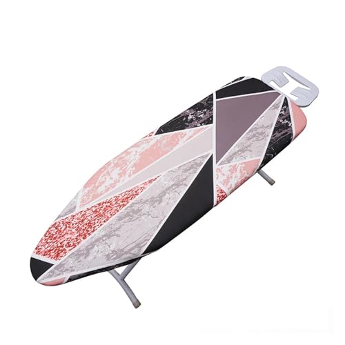 Bügelbrettbezug, hitzebeständig, extra dicker Baumwoll-Bügeleisenbezug mit Polsterung, wärmereflektierende, robuste Unterlage, ca. 140 x 50 cm(C - Marble 1) von YGSGJSP