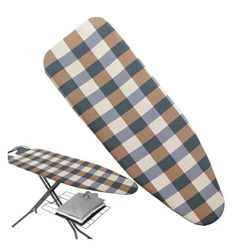 Bügelbrettbezug, hitzebeständig, extra dicker Baumwollbezug mit elastischem Rand, Bügelbrettbezug for Färbebrett, Haushaltsbedarf(Suitable for 91x31cm) von YGSGJSP