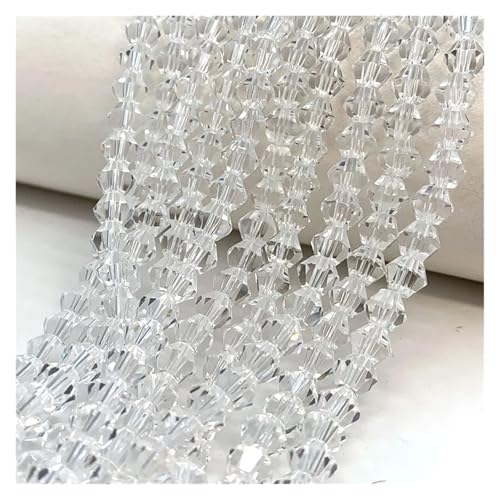 Doppelkegel-Kristallperlen, facettiertes loses Abstandsglas for die Schmuckherstellung, Zubehör for Halsketten, Armbänder und Ohrringe(Blue,6mm(43-50pcs)) von YGSGJSP