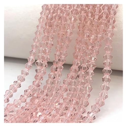 Doppelkegel-Kristallperlen, facettiertes loses Abstandsglas for die Schmuckherstellung, Zubehör for Halsketten, Armbänder und Ohrringe(DEEP BLUE,4mm(88-95pcs)) von YGSGJSP