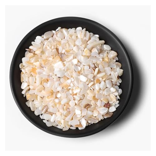 Unregelmäßiger Kies, Rosenquarz, Rohmineralien, Stein, Verwendung for die Dekoration von Wohnkultur, Aquarium, Aquarium(NO.18 Shell,50g) von YGSGJSP