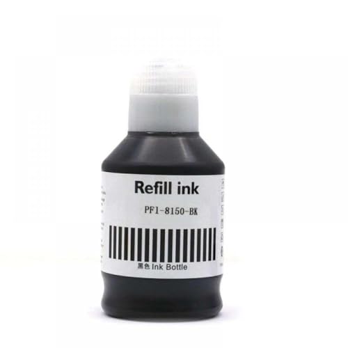 Pigmenttinte Nachfüllung 170 ml 135 ml Kompatibel mit ImagePROGRAF TC-20 TC-20M TC-5200 TC-5200M PFI-050 PFI-8150 Drucker(BK 170ML) von YGUWZ