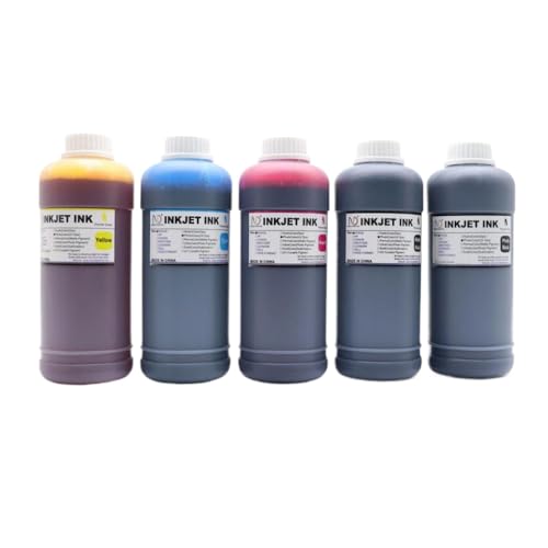 YGUWZ 1PC 500ml Flaschen Tinte Kompatibel mit Großformatdrucker EP4880C 4800 4880C 7910 9910 7908 9908(500ml PBK) von YGUWZ