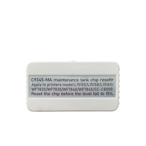 YGUWZ C9345 Wartungspanzer-Chip-Resetzter kompatibel mit L8050 L8168 L8188 L8160 L8180 L5150 L5160 EC-C7000 ST-C8000 ET-16600 L18050-Drucker(C9345-1pcs) von YGUWZ