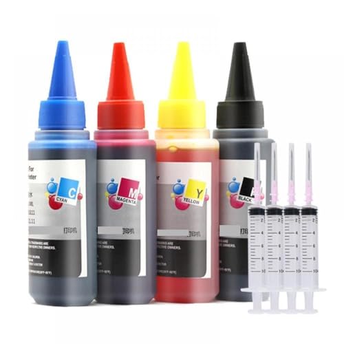 YGUWZ DIY-Tintennachfüll-Werkzeugset mit 30-ml-Gummistopfen und 3,6-mm-Schraubendreher Kompatibel mit kompatible Drucker(B Set) von YGUWZ