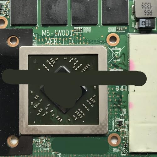 YGUWZ MS-1W0D1 1.0 Video-VGA-Karte, kompatibel mit GX70 GX60 R9 M290X HD 8970M 2 GB 216-0847000 109-C60846-00A von YGUWZ