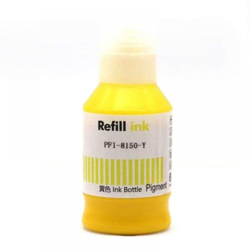YGUWZ Pigmenttinte Nachfüllung 170 ml 135 ml Kompatibel mit ImagePROGRAF TC-20 TC-20M TC-5200 TC-5200M PFI-050 PFI-8150 Drucker(Y 135ML) von YGUWZ