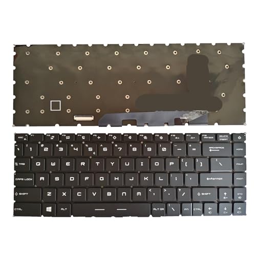 YGUWZ Tastatur mit Hintergrundbeleuchtung, kompatibel mit GS66 10SD 10SF GE66 10SF MS-1541 von YGUWZ