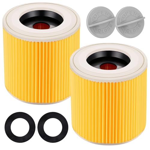 YGVQN 2 Staubsaugerfilter, für WD Serie WD2 WD3 WD3P A2004 MV2 MV3 Patronenfilter, Erweiterungsset ersetzt 6.414-552.0, 6.414-772.0, 6.414-547.0 Staubsaugerfilter. YGVQN 2 Staubsaugerfilter, für WD Serie WD2 WD3 WD3P A2004 MV2 MV3 Patronenfilter, Erweiterungsset ersetzt 6.414-552.0, 6.414-772.0, 6.414-547.0 Staubsaugerfilter. von YGVQN