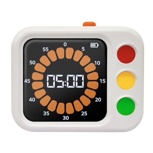 Digital Countdowns Task Timer Bildung 60 Minuten Visual Timer Für Schüler Multifunktionales Zeitmanagement Tool von YGXNHOG