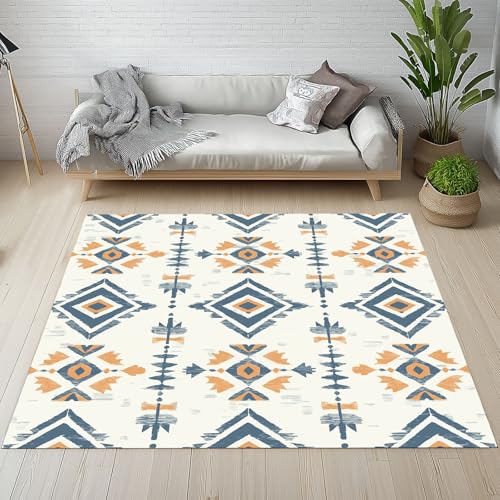 YGcegcia Azteken Muster Southwest Ethno Teppiche Wohnzimmer 200x300 cm Geometrisch Abstrakt Vintage Teppich Groß Waschbar rutschfest Weich Teppich Kurzflor Schmutzfangmatte Schlafzimmer Kinderzimmer YGcegcia Azteken Muster Southwest Ethno Teppiche Wohnzimmer 200x300 cm Geometrisch Abstrakt Vintage Teppich Groß Waschbar rutschfest Weich Teppich Kurzflor Schmutzfangmatte Schlafzimmer Kinderzimmer von YGcegcia