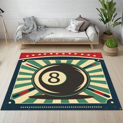 YGcegcia Billard Streifenmuster Sterne Fußmatte Outdoor Jungen Mädchen Sportspiel Waschbare Teppich Bettvorleger Teppiche Klein Kurzflor Eingangsmatte Innen rutschfest Weich 80x120 cm YGcegcia Billard Streifenmuster Sterne Fußmatte Outdoor Jungen Mädchen Sportspiel Waschbare Teppich Bettvorleger Teppiche Klein Kurzflor Eingangsmatte Innen rutschfest Weich 80x120 cm von YGcegcia