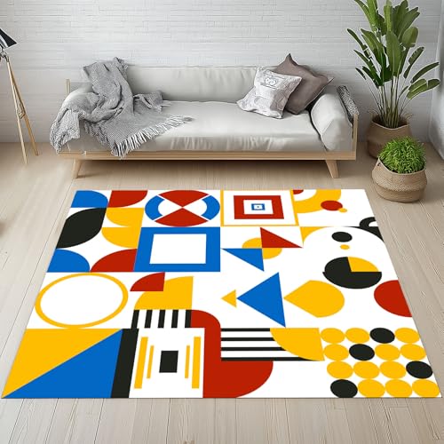 YGcegcia Bunt Geometrisch Abstrakt Fußmatte Innen Outdoor Kreisform Dreieck Polygon Streifen Teppich Klein rutschfest Waschbar 60x90 cm Teppiche Schmutzfangmatte Eingangsmatte Weich Kurzflor YGcegcia Bunt Geometrisch Abstrakt Fußmatte Innen Outdoor Kreisform Dreieck Polygon Streifen Teppich Klein rutschfest Waschbar 60x90 cm Teppiche Schmutzfangmatte Eingangsmatte Weich Kurzflor von YGcegcia