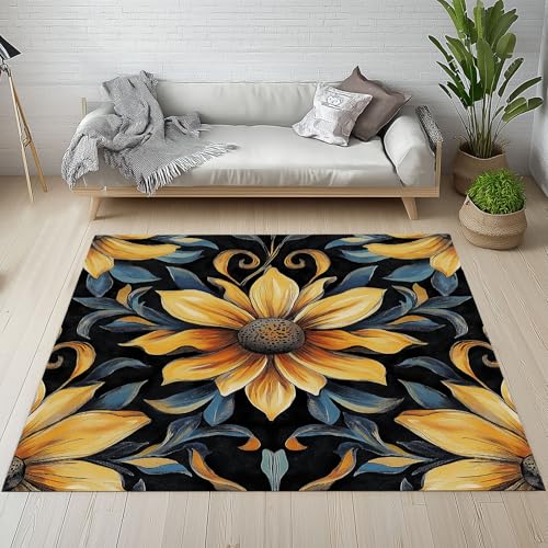 YGcegcia Chrysantheme Blütenblatt Wildblumen Fußmatte Innen Outdoor Blumenmuster Floral Pflanze Teppich Klein rutschfest Waschbar 60x90 cm Teppiche Schmutzfangmatte Eingangsmatte Weich Kurzflor YGcegcia Chrysantheme Blütenblatt Wildblumen Fußmatte Innen Outdoor Blumenmuster Floral Pflanze Teppich Klein rutschfest Waschbar 60x90 cm Teppiche Schmutzfangmatte Eingangsmatte Weich Kurzflor von YGcegcia