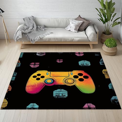 YGcegcia Gamepad Gaming Controller Graffiti Fußmatte Outdoor Jungen Mädchen Game Player Waschbare Teppich Bettvorleger Teppiche Klein Kurzflor Eingangsmatte Innen rutschfest Weich 80x120 cm YGcegcia Gamepad Gaming Controller Graffiti Fußmatte Outdoor Jungen Mädchen Game Player Waschbare Teppich Bettvorleger Teppiche Klein Kurzflor Eingangsmatte Innen rutschfest Weich 80x120 cm von YGcegcia