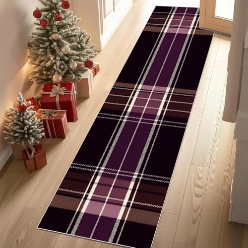 YGcegcia Karierte Gestreift Traditionell Streifenmuster Teppich Läufer Modern Karierte Teppich Klein 80x240 cm Kurzflor rutschfest Waschbar Küche Teppiche Küchenläufer Weich Kurzflor YGcegcia Karierte Gestreift Traditionell Streifenmuster Teppich Läufer Modern Karierte Teppich Klein 80x240 cm Kurzflor rutschfest Waschbar Küche Teppiche Küchenläufer Weich Kurzflor von YGcegcia