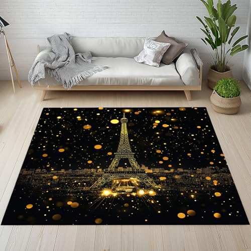 YGcegcia Paris Thema Eiffelturm Wahrzeichen Fußmatte Innen Outdoor Romantisch Stadtbild Teppich Klein rutschfest Waschbar 60x90 cm Teppiche Schmutzfangmatte Eingangsmatte Weich Kurzflor YGcegcia Paris Thema Eiffelturm Wahrzeichen Fußmatte Innen Outdoor Romantisch Stadtbild Teppich Klein rutschfest Waschbar 60x90 cm Teppiche Schmutzfangmatte Eingangsmatte Weich Kurzflor von YGcegcia