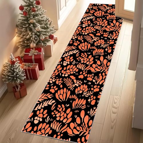 YGcegcia Teppich Läufer 60x180 cm Geblümt Blumen Botanisch Blatt Teppiche rutschfest Abstrakt Pflanzen Waschbare Teppiche Bettvorleger Teppich Kurzflor für Schlafzimmer Wohnzimmer Kinderzimmer YGcegcia Teppich Läufer 60x180 cm Geblümt Blumen Botanisch Blatt Teppiche rutschfest Abstrakt Pflanzen Waschbare Teppiche Bettvorleger Teppich Kurzflor für Schlafzimmer Wohnzimmer Kinderzimmer von YGcegcia