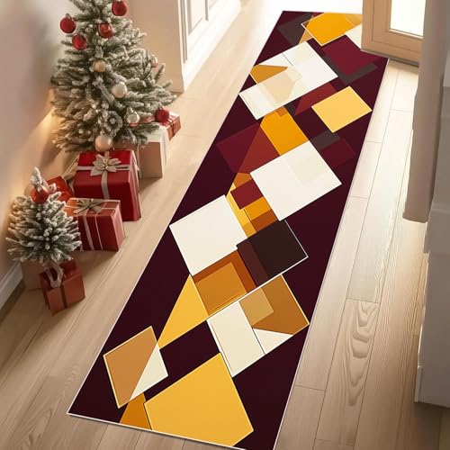 YGcegcia Teppich Läufer Polygon Raute Geometrisch Quadrat Kariert Teppiche Flur Abstrakt Modern Teppich Gegend 60x300 cm Waschbar rutschfest Weich Kurzflor Carpet Wohnzimmer Schlafzimmer Kinderzimmer YGcegcia Teppich Läufer Polygon Raute Geometrisch Quadrat Kariert Teppiche Flur Abstrakt Modern Teppich Gegend 60x300 cm Waschbar rutschfest Weich Kurzflor Carpet Wohnzimmer Schlafzimmer Kinderzimmer von YGcegcia