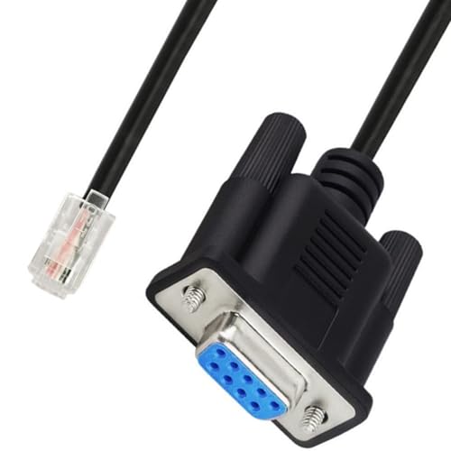 YHAILI DB9 auf RJ9 Kabel Handcontroller RS232 Kabel 9 Pin DB9s Buchse auf RJ9 4P4C Updates Kabel für RS232 Kabel 93920 von YHAILI
