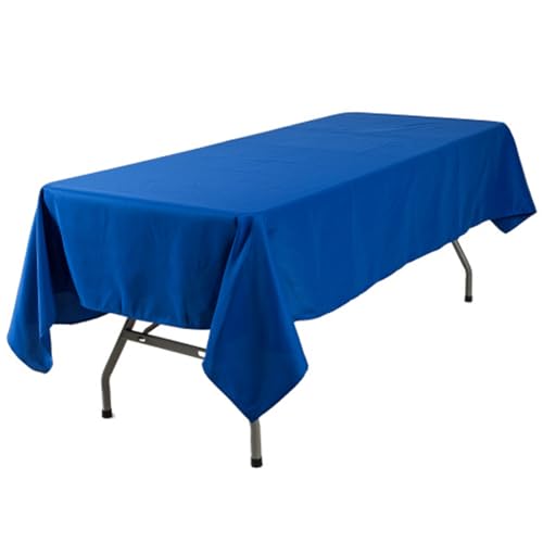 YHAILI Polyester-Tischdecke, rechteckige Tischdecke, Polyester-Tischdecke für Esstische, einfach zu pflegen und zu pflegen von YHAILI