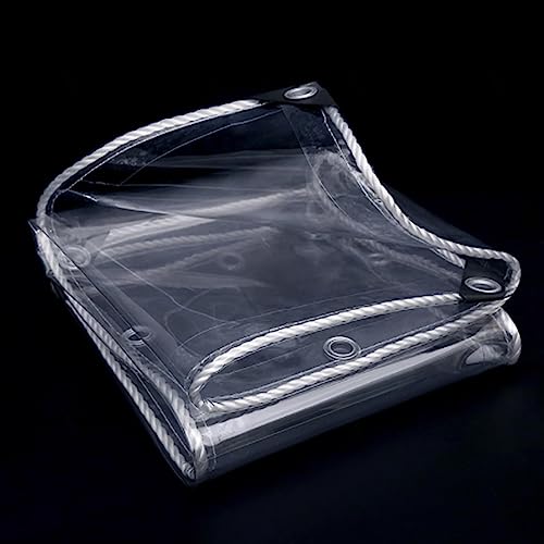 YHBZ Hochbelastbar wasserdichte Planen,PVC Transparente Abdeckplane,Poly Clear Vinyl Tarp Abdeckung mit Ösen,Anti-Aging-Isolierung weich,Outdoor-Garten in Zeltplane,mit ösen,1.2x3.5m/3.9 * 11.5ft-T YHBZ Hochbelastbar wasserdichte Planen,PVC Transparente Abdeckplane,Poly Clear Vinyl Tarp Abdeckung mit Ösen,Anti-Aging-Isolierung weich,Outdoor-Garten in Zeltplane,mit ösen,1.2x3.5m/3.9 * 11.5ft-T von YHBZ