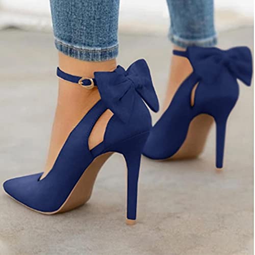 YHCS Frauen spitz auf High Heels Frau Dünne Fersen Damen Sexy Pumps Damen Schnalle Strap Weibliche Mode Bowknot Schuhe Plus Größe 34-43 YHCS Frauen spitz auf High Heels Frau Dünne Fersen Damen Sexy Pumps Damen Schnalle Strap Weibliche Mode Bowknot Schuhe Plus Größe 34-43 von YHCS