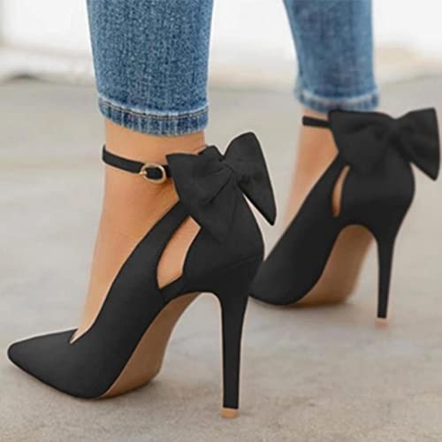 YHCS Frauen spitz auf High Heels Frau Dünne Fersen Damen Sexy Pumps Damen Schnalle Strap Weibliche Mode Bowknot Schuhe Plus Größe 34-43 YHCS Frauen spitz auf High Heels Frau Dünne Fersen Damen Sexy Pumps Damen Schnalle Strap Weibliche Mode Bowknot Schuhe Plus Größe 34-43 von YHCS