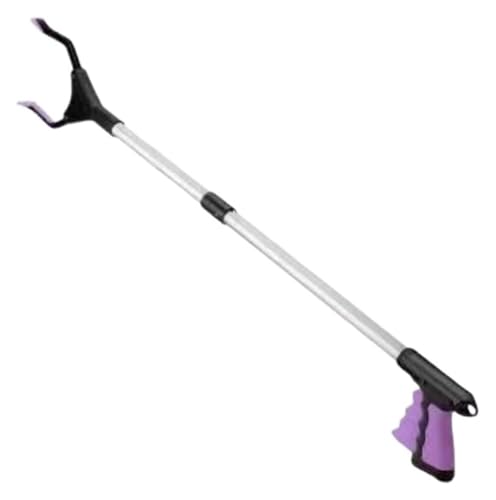 YHDMBBSHNB Greifzange, Faltbare Greifer, 2 Pcs Grabber Reacher Werkzeug for Täglichen Unterstützen Arm Verlängerung Pick Up Stick(Purple) von YHDMBBSHNB