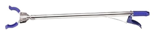 YHDMBBSHNB Greifzange, Faltbare Greifer, Multifunktionale Edelstahl Picker Grabber Pick-up Handhabung Werkzeug Reacher Trash Picker(Blue) von YHDMBBSHNB