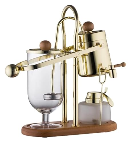 YHDMBBSHNB Siphon Balance Kaffeemaschine, Siphon-Kaffee- und Teebereiter im eleganten Retro-Stil mit U-förmigem Griff, Siphonkanne aus Glas for Zubereiten von Kaffee oder Tee YHDMBBSHNB Siphon Balance Kaffeemaschine, Siphon-Kaffee- und Teebereiter im eleganten Retro-Stil mit U-förmigem Griff, Siphonkanne aus Glas for Zubereiten von Kaffee oder Tee von YHDMBBSHNB