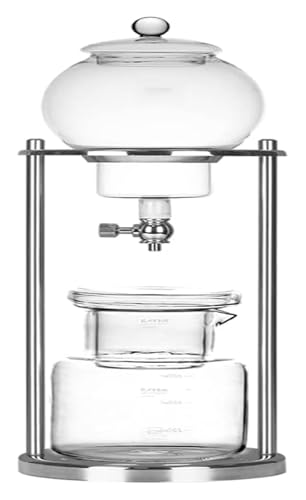 YHDMBBSHNB Siphon Balance Kaffeemaschine, Teebereiter, Tropf-Brauer mit einstellbarem Wasserfluss, Edelstahlfilter, Glaskaraffe for Kaffee oder Tee YHDMBBSHNB Siphon Balance Kaffeemaschine, Teebereiter, Tropf-Brauer mit einstellbarem Wasserfluss, Edelstahlfilter, Glaskaraffe for Kaffee oder Tee von YHDMBBSHNB