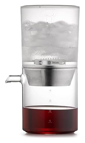 YHDMBBSHNB Siphon Balance Kaffeemaschine, Teebereiter, Tropfkaffeemaschine mit einstellbarem Wasserfluss, Edelstahlfilter for Kaffee oder Tee YHDMBBSHNB Siphon Balance Kaffeemaschine, Teebereiter, Tropfkaffeemaschine mit einstellbarem Wasserfluss, Edelstahlfilter for Kaffee oder Tee von YHDMBBSHNB