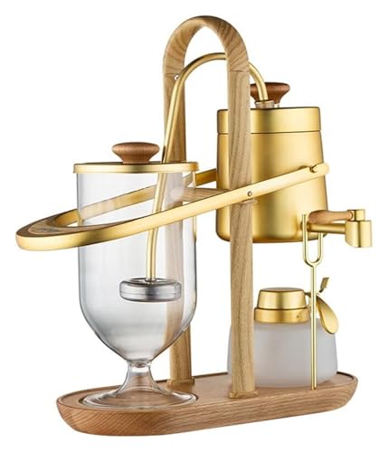YHDMBBSHNB Siphon Kaffeemaschine, Siphon Brewer, Elegantes Design im Retro-Stil mit U-Griff, Glas-Siphonkanne for Kaffee oder Tee YHDMBBSHNB Siphon Kaffeemaschine, Siphon Brewer, Elegantes Design im Retro-Stil mit U-Griff, Glas-Siphonkanne for Kaffee oder Tee von YHDMBBSHNB