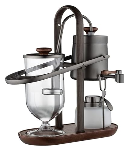 YHDMBBSHNB Siphon Kaffeemaschine, Siphon Brewer, Elegantes Design im Retro-Stil mit U-Griff, Glas-Siphonkanne for Kaffee oder Tee YHDMBBSHNB Siphon Kaffeemaschine, Siphon Brewer, Elegantes Design im Retro-Stil mit U-Griff, Glas-Siphonkanne for Kaffee oder Tee von YHDMBBSHNB