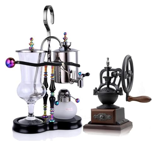 YHDMBBSHNB Siphon Kaffeemaschine, Siphon Brewer, Elegantes Design im Retro-Stil mit U-Griff, Glas-Siphonkanne for Kaffee oder Tee YHDMBBSHNB Siphon Kaffeemaschine, Siphon Brewer, Elegantes Design im Retro-Stil mit U-Griff, Glas-Siphonkanne for Kaffee oder Tee von YHDMBBSHNB