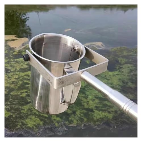 YHDMBBSHNB Teleskop-Wasserprobennehmer, Edelstahl Teleskop Stange Wasser Qualität Probenehmer Wasser Probenahme Eimer Vertikale Schaukel Probenehmer(INOX 500ml,1.1m-3.0m) von YHDMBBSHNB