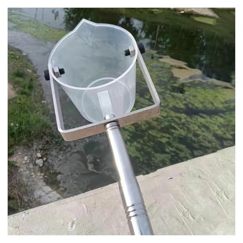 YHDMBBSHNB Teleskop-Wasserprobennehmer, Edelstahl Teleskop Stange Wasser Qualität Probenehmer Wasser Probenahme Eimer Vertikale Schaukel Probenehmer(Plastic 1000ml,0.65m-1.5m) von YHDMBBSHNB