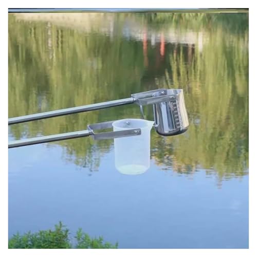 YHDMBBSHNB Teleskop-Wasserprobennehmer, Edelstahl Vertic Rod Pendel Becher Sampler Wasser Probenahme Stange(Plastic 500ml,0.86m-2m) von YHDMBBSHNB