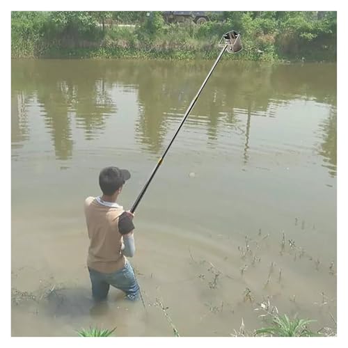 YHDMBBSHNB Teleskop-Wasserprobennehmer, Pendelbecher-Probenehmerkelle aus Edelstahl, Wasserprobenahmegerät for Feldarbeit, Labor(1000ml,1.4m-5m(4.6ft-16.4ft)) von YHDMBBSHNB