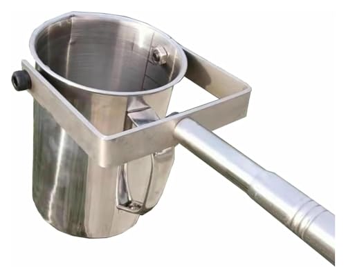 YHDMBBSHNB Teleskopstangen-Wasserprobenehmer, Edelstahl Pendel Becher Probenehmer Schöpfkelle Vertikale Schaukel Probenehmer Wasser Probenahme Pole for Wasser(INOX 500ml,1.1m-3.0m) von YHDMBBSHNB