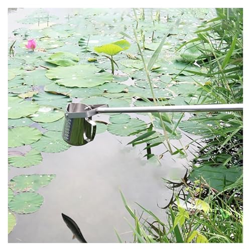 YHDMBBSHNB Teleskopstangen-Wasserprobenehmer, Pendel-Wasserprobenstab-Set aus Edelstahl, Probenbecher mit abgestufter Skala(Length 1.1m-3.0m(3.6ft-10ft)) von YHDMBBSHNB
