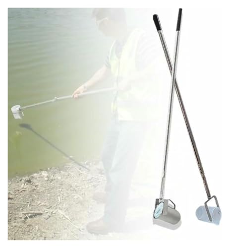 YHDMBBSHNB Teleskopstangen-Wasserprobenehmer, Pendelbecher-Probenehmerkelle aus Edelstahl, Umweltwasserprobenahme(INOX 500 Ml,1.11~3.0m) von YHDMBBSHNB