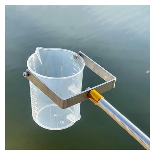 YHDMBBSHNB Teleskopstangen-Wasserprobenehmer, Probenahmebecher for Wasserauslässe/Pipelines/Flüsse mit Teleskopstange(Plastic 500ml,2m/6.6ft) von YHDMBBSHNB